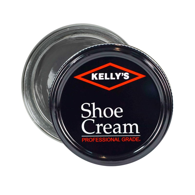KELLYS Kelly's Charcoal Grey Shoe Polish 1.5 oz - Professional Leather Shoe Cream - Image 2